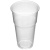 Стаканы одноразовые OfficeClean 500мл, набор 50шт., бюджет, ПП, прозрачные, хол/гор