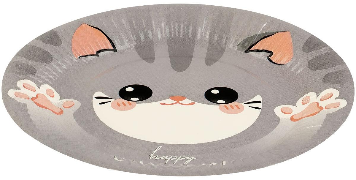 Тарелки бумажные MESHU 