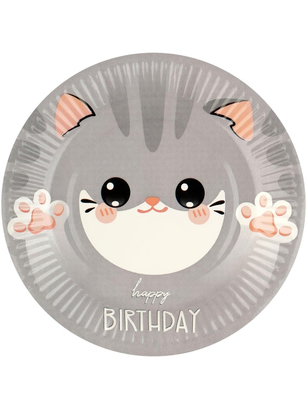 Тарелки бумажные MESHU 