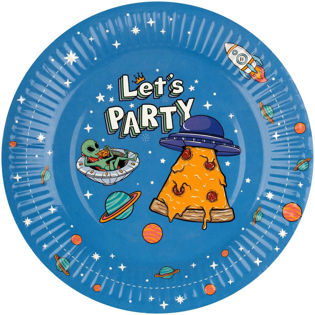 Тарелки бумажные MESHU 