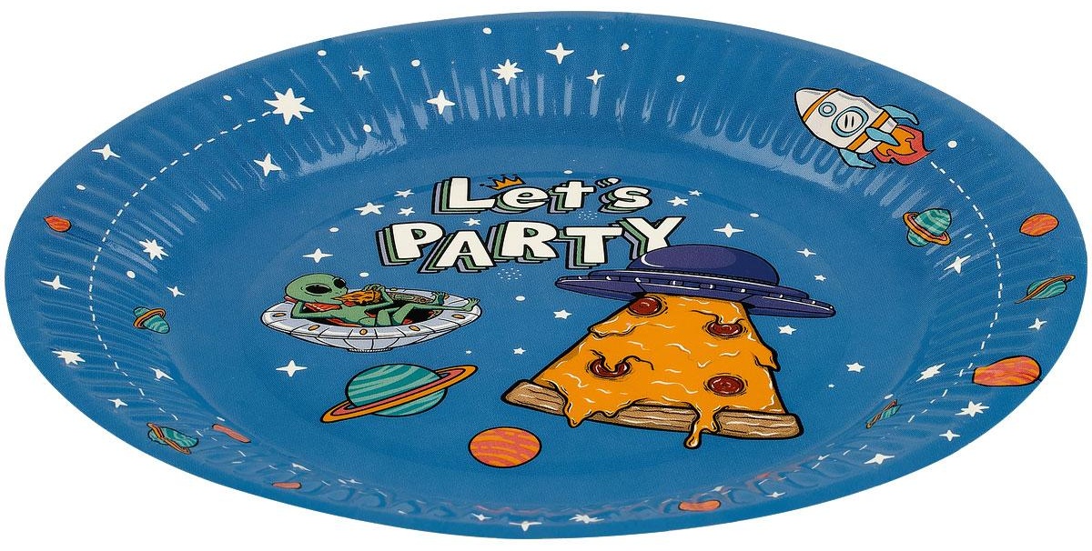 Тарелки бумажные MESHU 