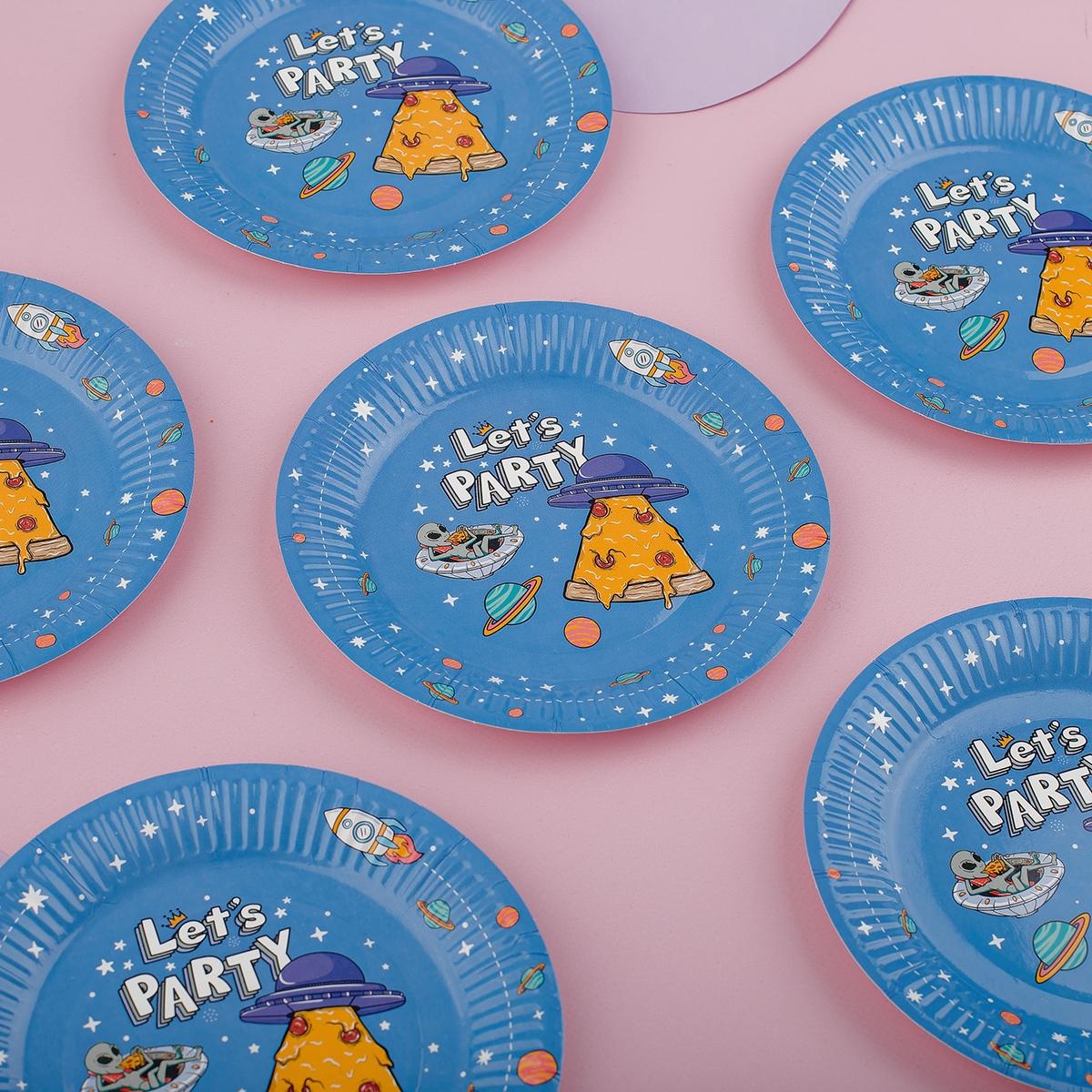 Тарелки бумажные MESHU 