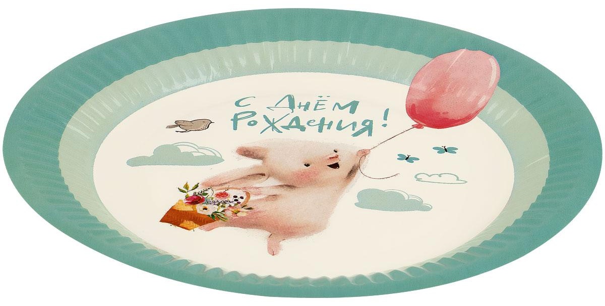 Тарелки бумажные MESHU 