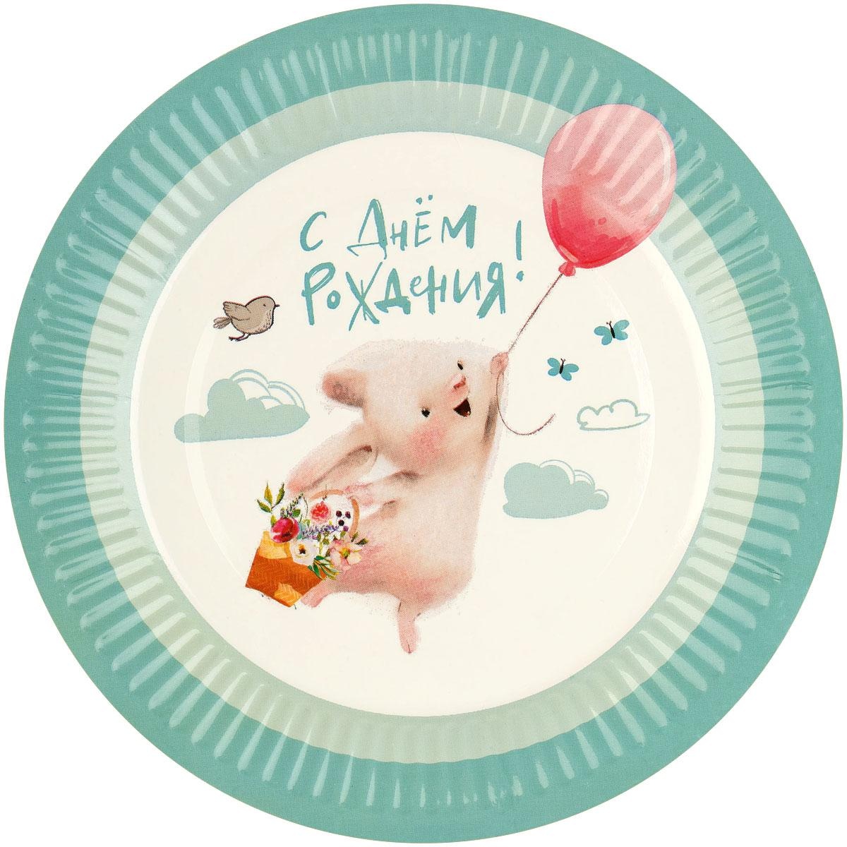 Тарелки бумажные MESHU 