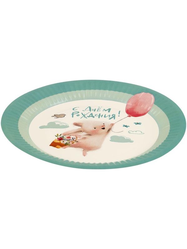 Тарелки бумажные MESHU 