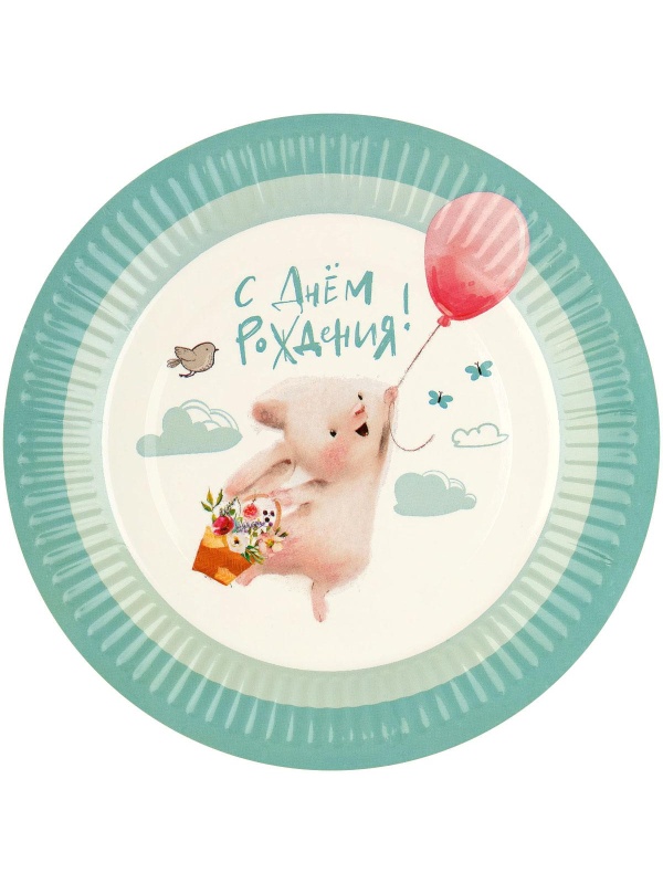 Тарелки бумажные MESHU 