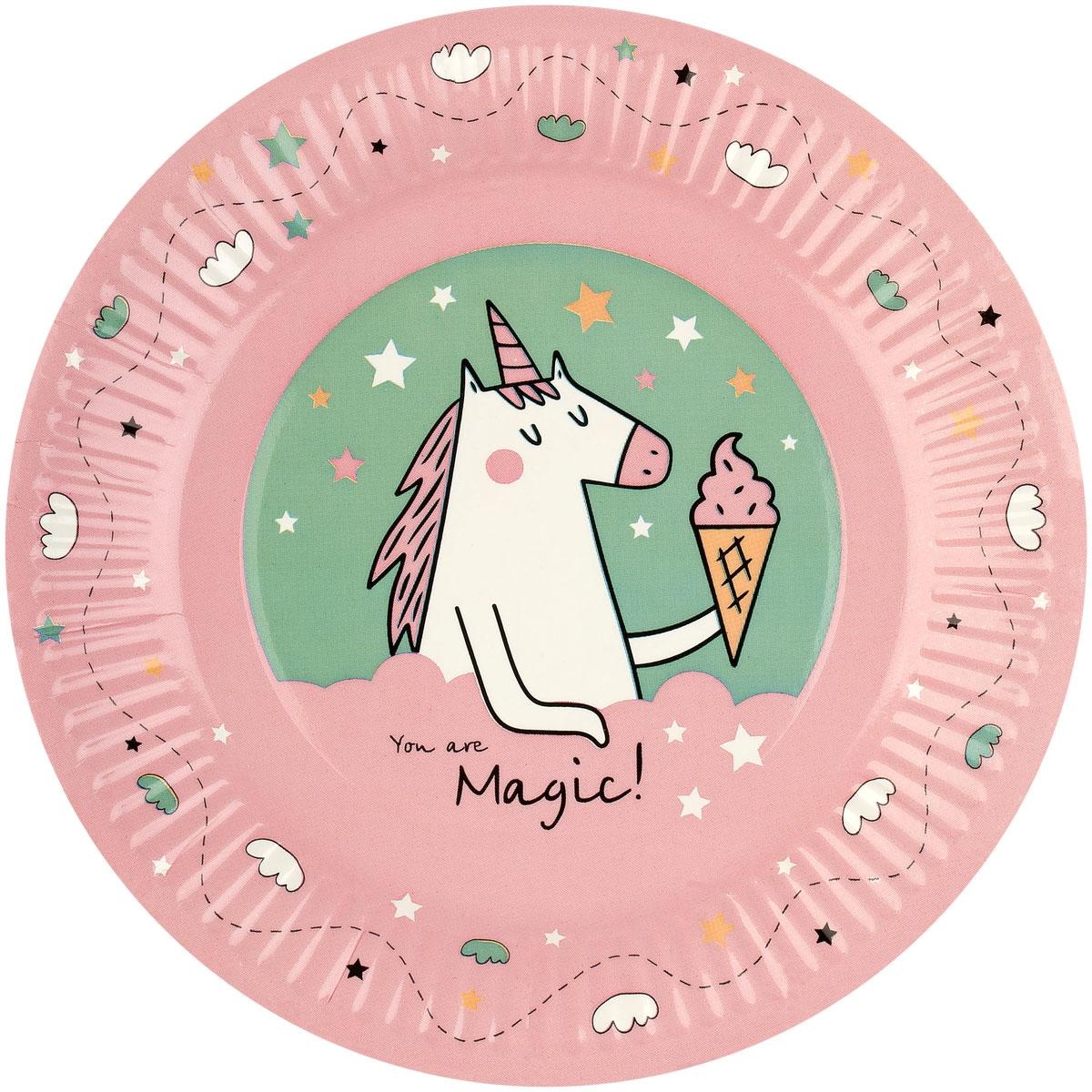 Тарелки бумажные MESHU 