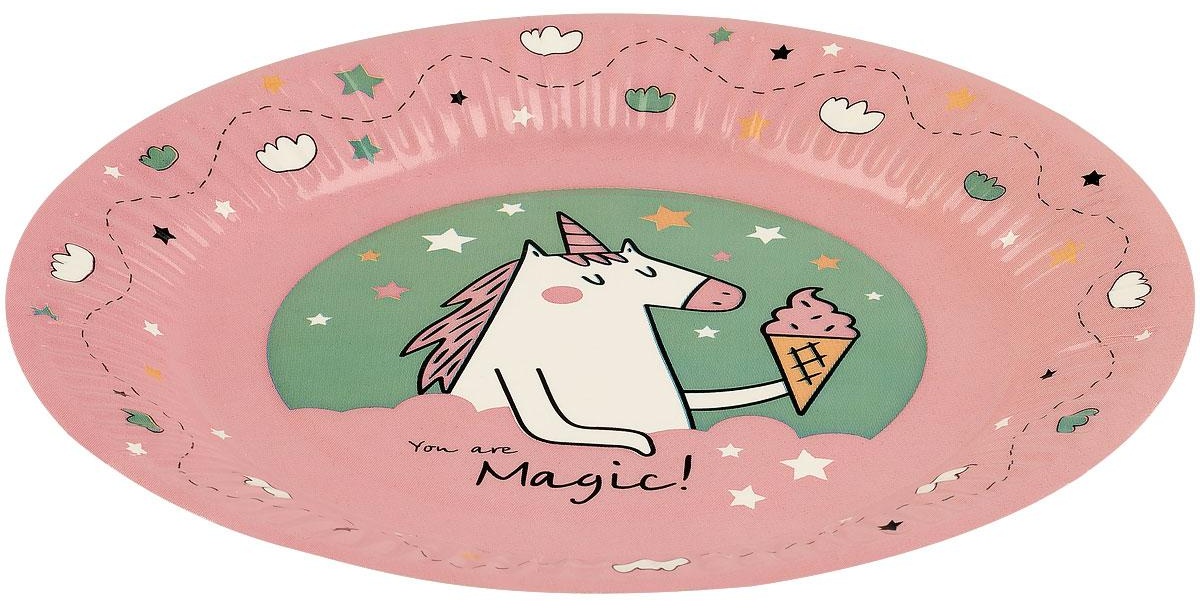 Тарелки бумажные MESHU 