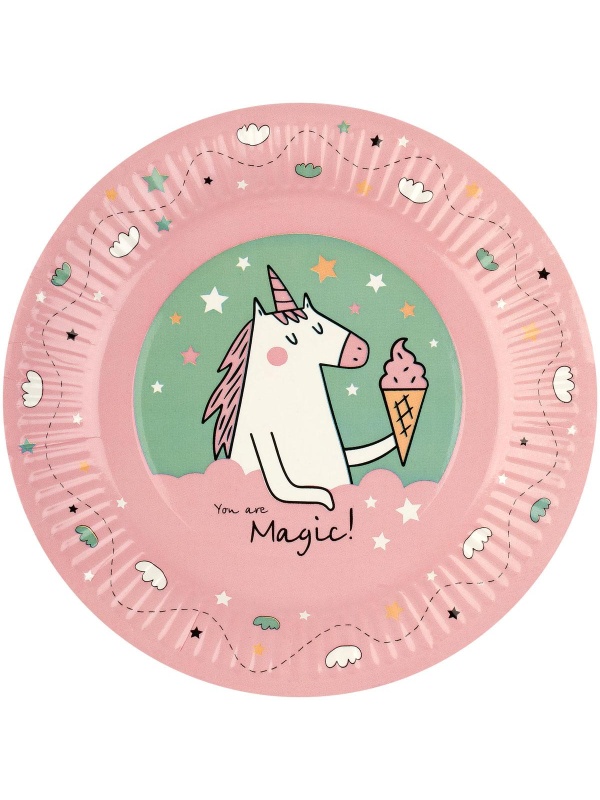 Тарелки бумажные MESHU 