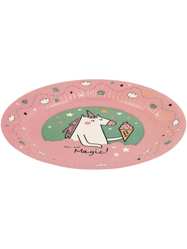 Тарелки бумажные MESHU 