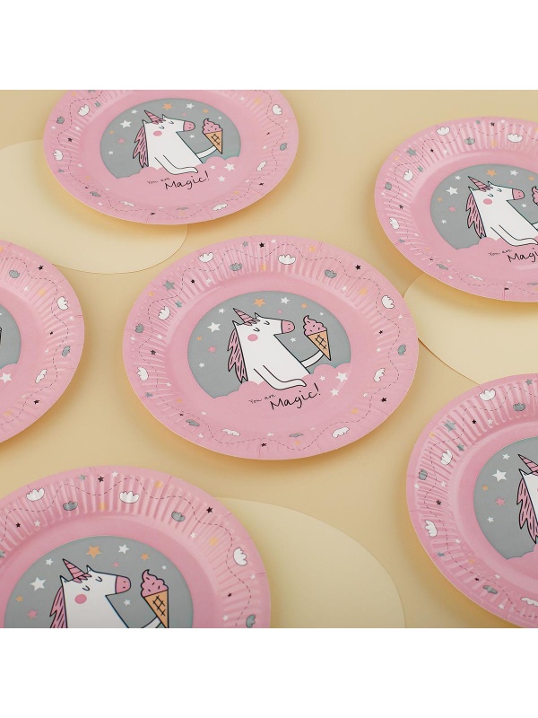 Тарелки бумажные MESHU 