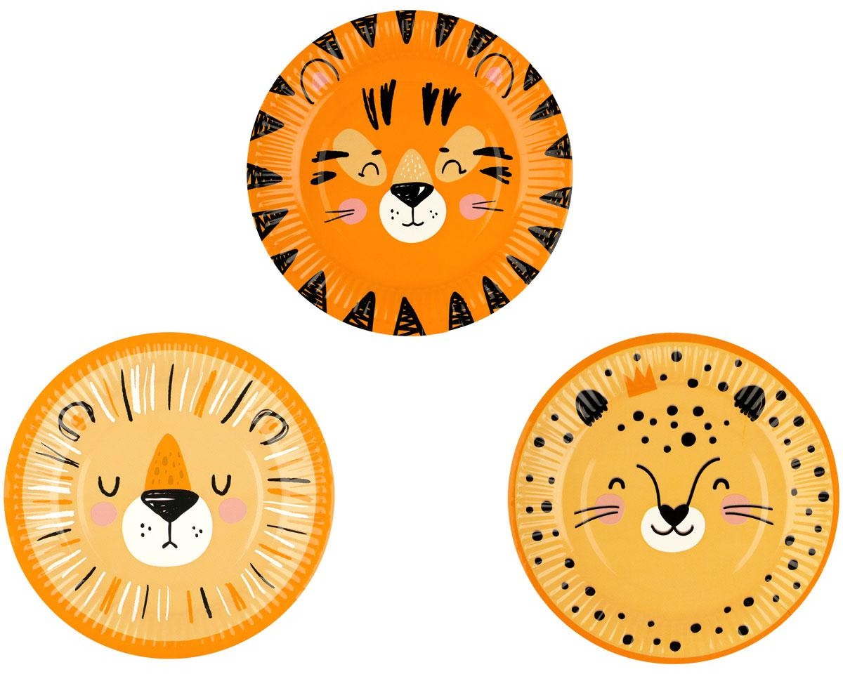 Тарелки бумажные MESHU 