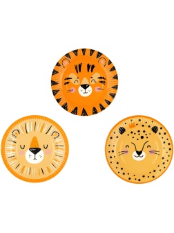 Тарелки бумажные MESHU 