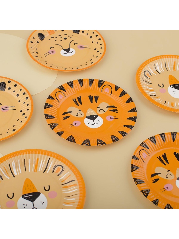 Тарелки бумажные MESHU 