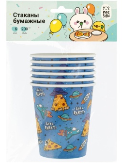Стаканы бумажные MESHU 