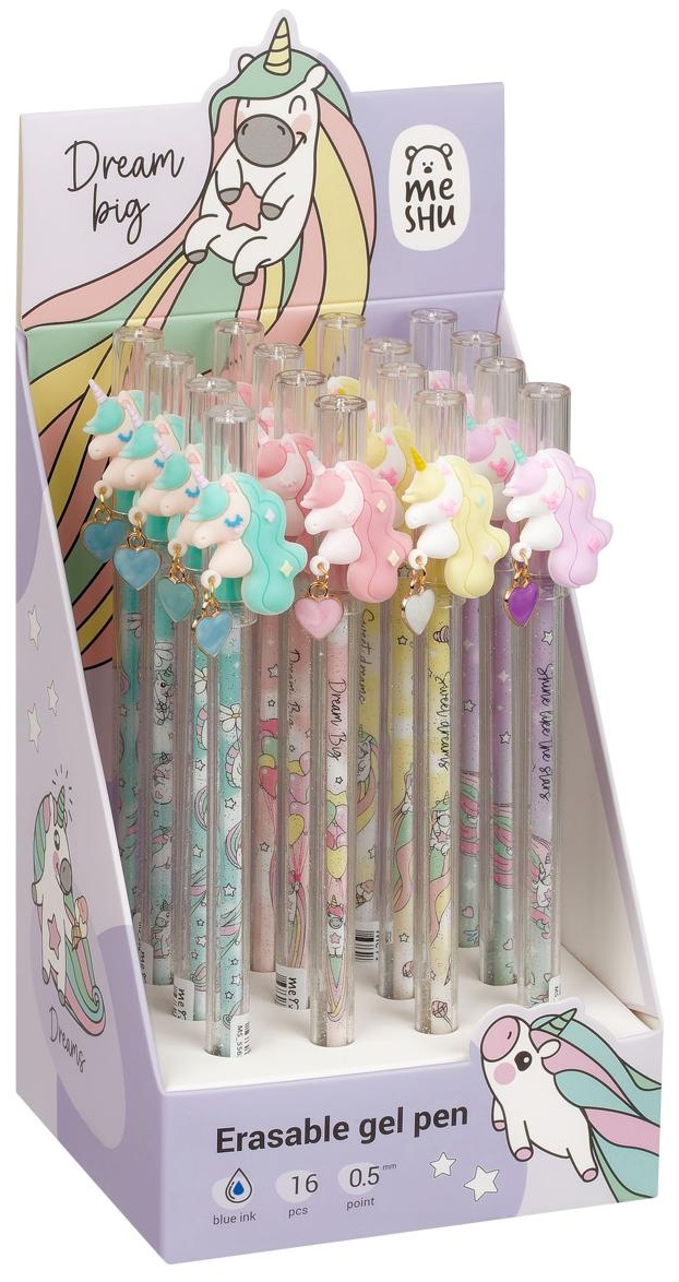 Ручка гелевая стираемая MESHU 