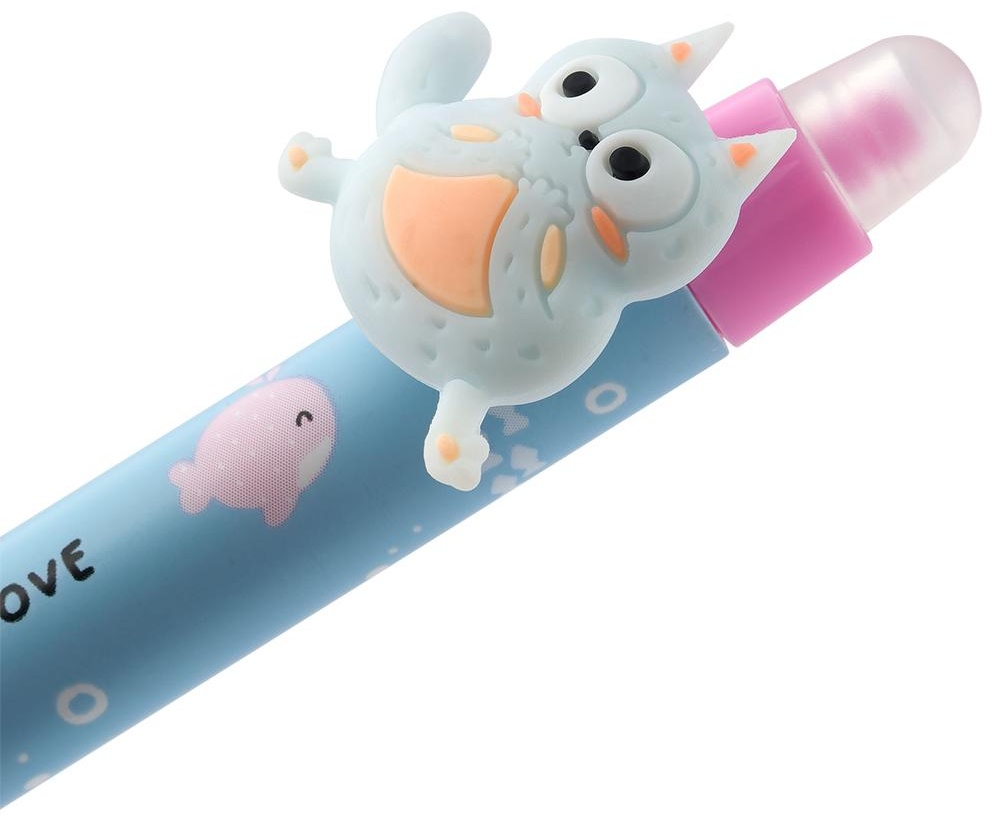 Ручка гелевая стираемая автоматическая MESHU 