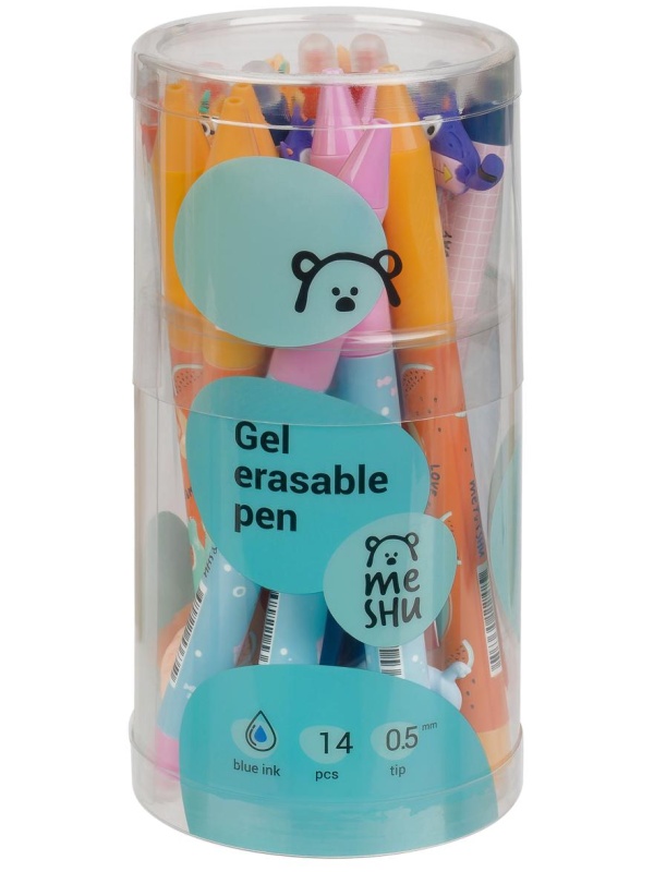 Ручка гелевая стираемая автоматическая MESHU 
