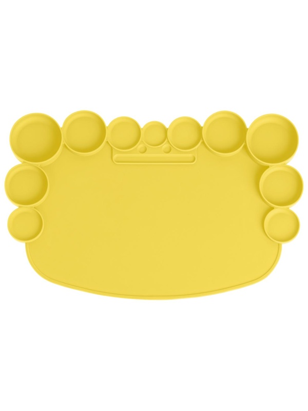 Коврик для творчества Мульти-Пульти силиконовый, желтый, 345*230мм, европодвес