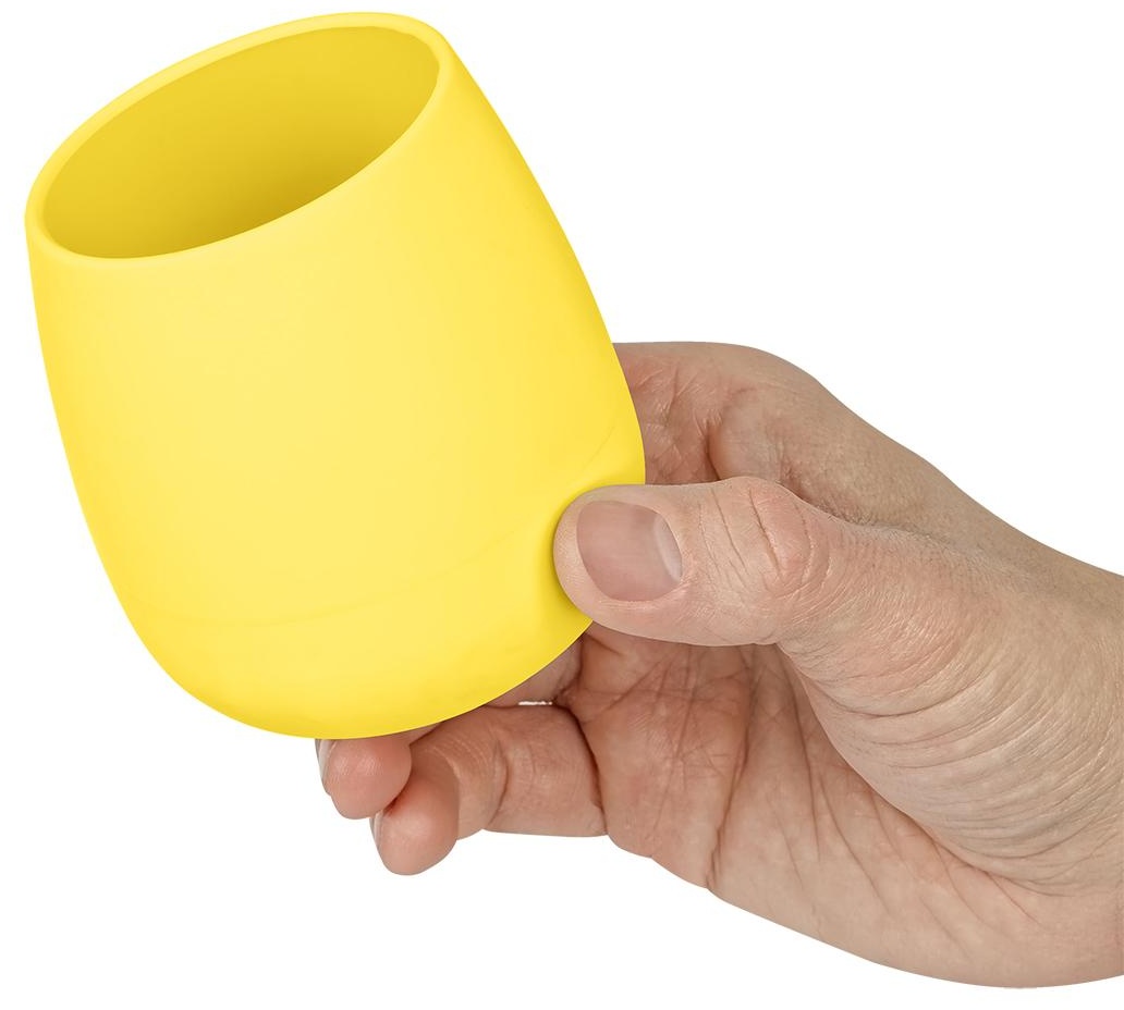 Стаканчик для рисования Мульти-Пульти силиконовый желтый, 290мл, европодвес