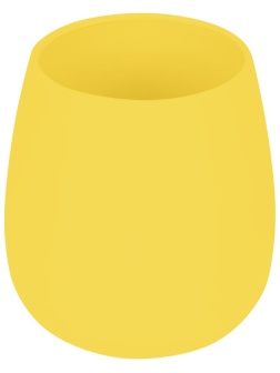 Стаканчик для рисования Мульти-Пульти силиконовый желтый, 290мл, европодвес