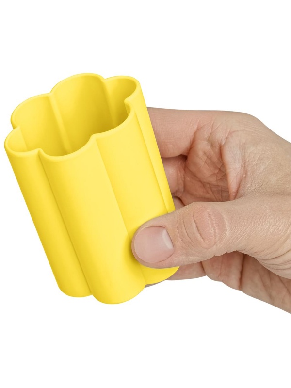 Стаканчик для рисования Мульти-Пульти силиконовый фигурный желтый, 160 мл, европодвес