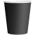 Стаканы одноразовые OfficeClean 250мл, набор 50шт., бумажные однослойные, черные, хол/гор