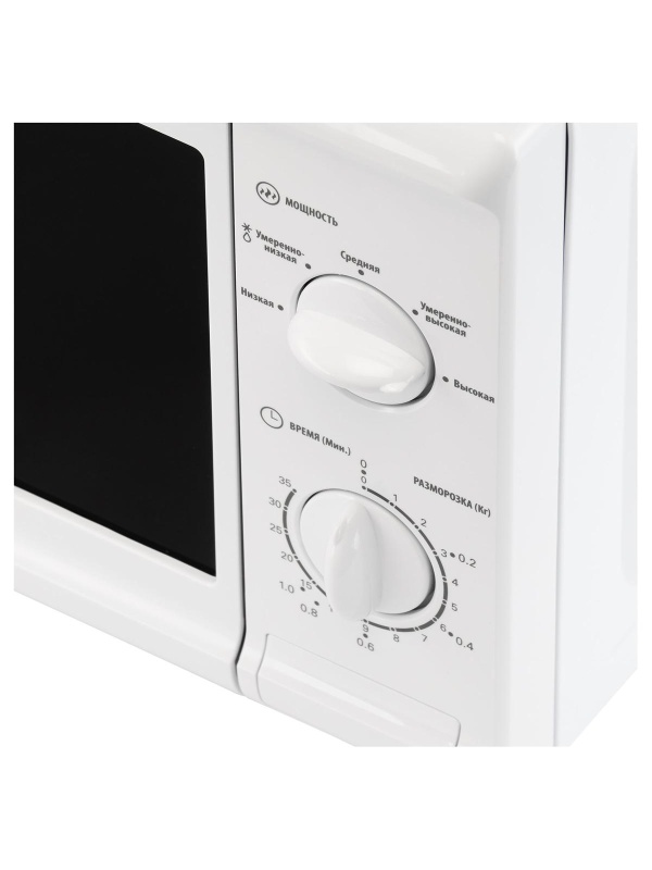 Микроволновая печь Starwind SWM5920, 20л, 700Вт, механическое управление, белая