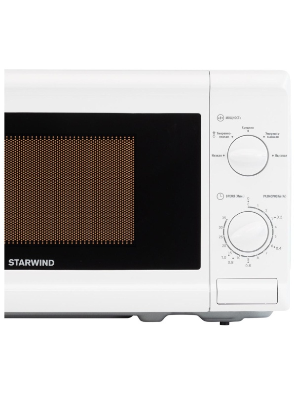 Микроволновая печь Starwind SWM5920, 20л, 700Вт, механическое управление, белая