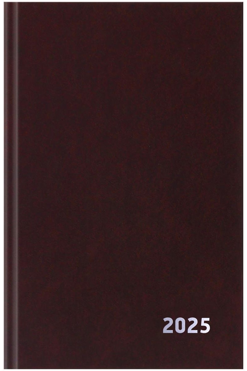 Ежедневник датированный 2025г., А5, 168л., бумвинил, BG, коричневый, 2 шт.