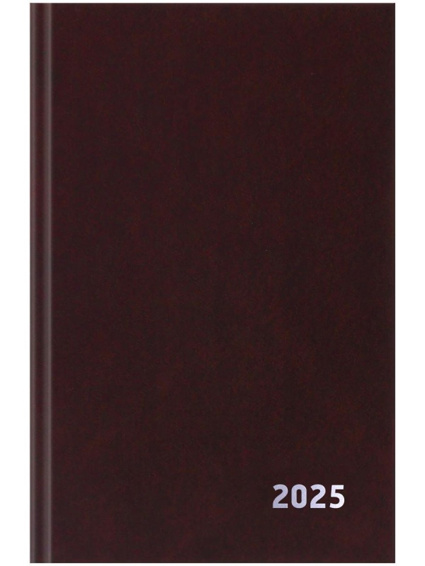 Ежедневник датированный 2025г., А5, 168л., бумвинил, BG, коричневый, 2 шт.