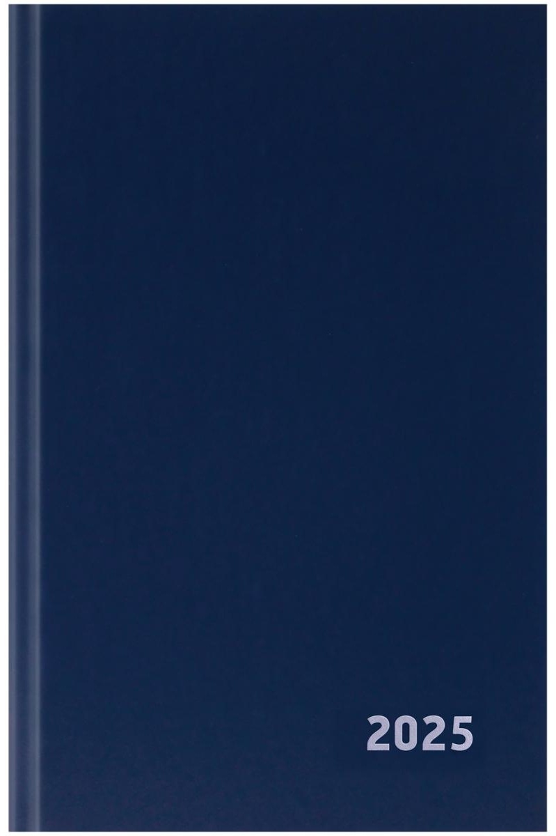 Ежедневник датированный 2025г., А5, 168л., бумвинил, BG, синий, 2 шт.