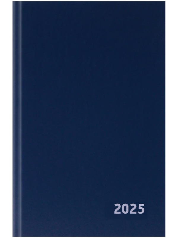 Ежедневник датированный 2025г., А5, 168л., бумвинил, BG, синий, 2 шт.