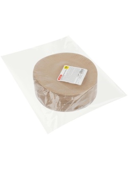 Тарелки одноразовые бумажные OfficeClean, набор 100шт., крафт, 180мм