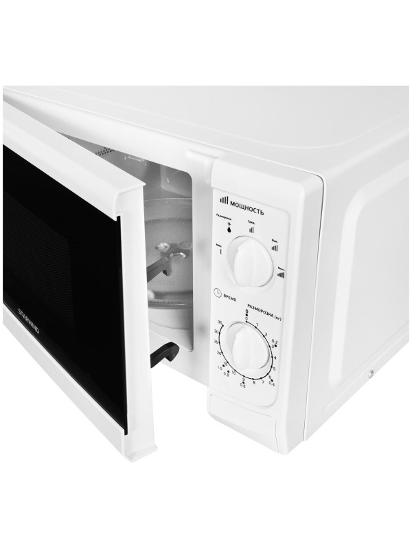 Микроволновая печь Starwind SWM5620, 20л, 700Вт, механическое управление, белая