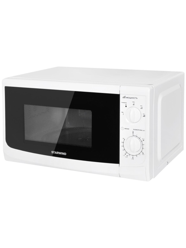 Микроволновая печь Starwind SWM5620, 20л, 700Вт, механическое управление, белая