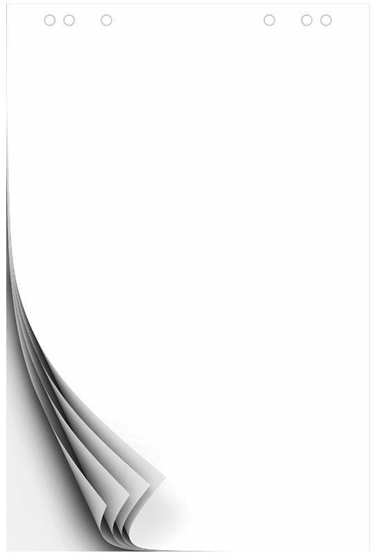 УЦЕНКА - Блокнот для флипчарта OfficeSpace 67,5*98см, 20л., белый