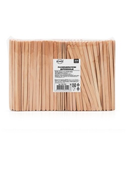 Размешиватели одноразовые Aviora, набор 500шт., деревянные, бежевые, 14см