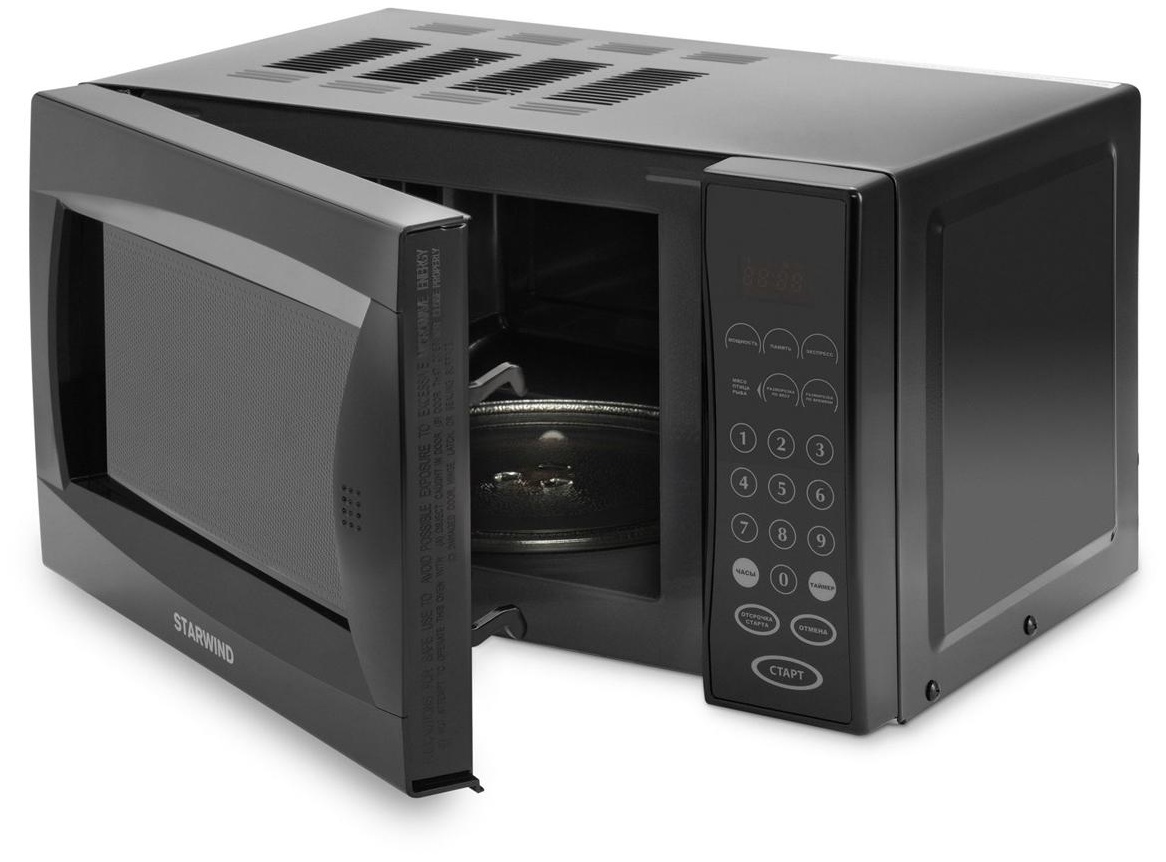 Микроволновая печь Starwind SMW5020, 20л, 700Вт, электронное управление, черная