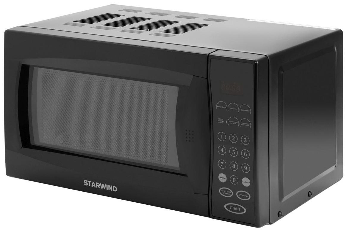 Микроволновая печь Starwind SMW5020, 20л, 700Вт, электронное управление, черная