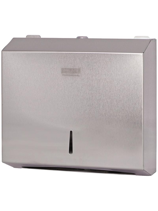 УЦЕНКА - Диспенсер для полотенец листовых OfficeClean Professional (Z-сл.), нержавеющая сталь