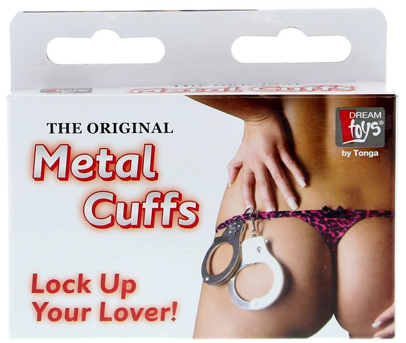 Металлические наручники с ключиками LARGE METAL HANDCUFFS WITH KEYS