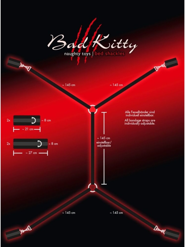 Набор для фиксации на кровати Bed Shackles