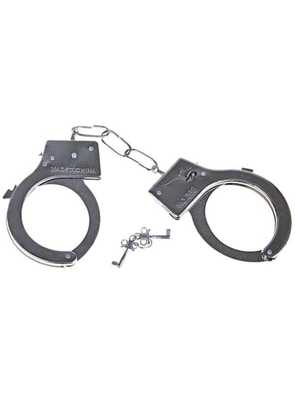 Металлические наручники с регулируемыми браслетами
