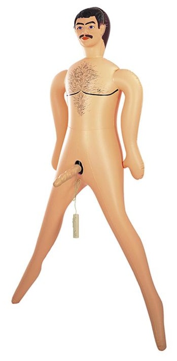 Надувная секс-кукла Big John с виброфаллосом