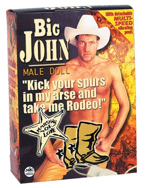 Надувная секс-кукла Big John с виброфаллосом