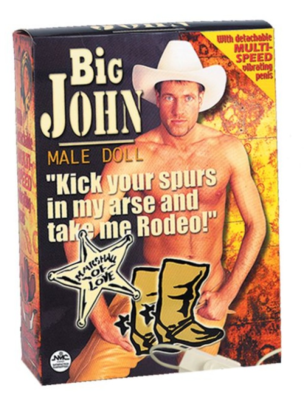 Надувная секс-кукла Big John с виброфаллосом