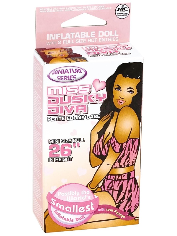 Надувная мини-кукла для фаллостимуляции MISS DUSKY DIVA MINI DOLL