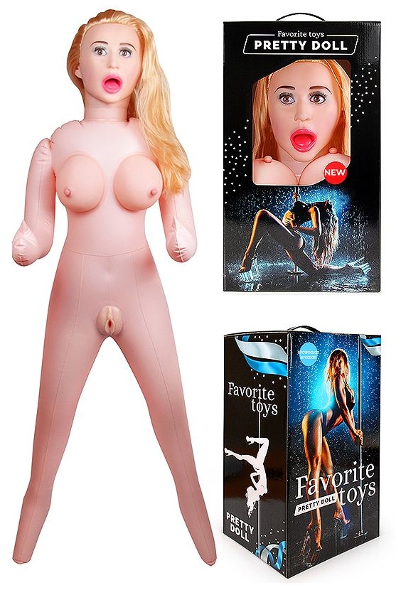 Надувная секс-кукла с вибрацией Синди