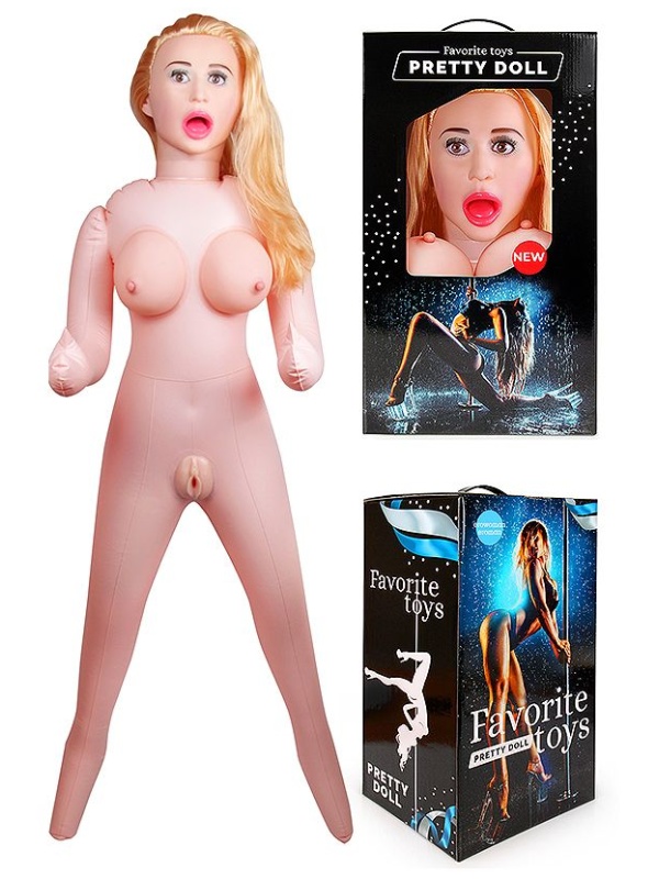 Надувная секс-кукла с вибрацией Синди